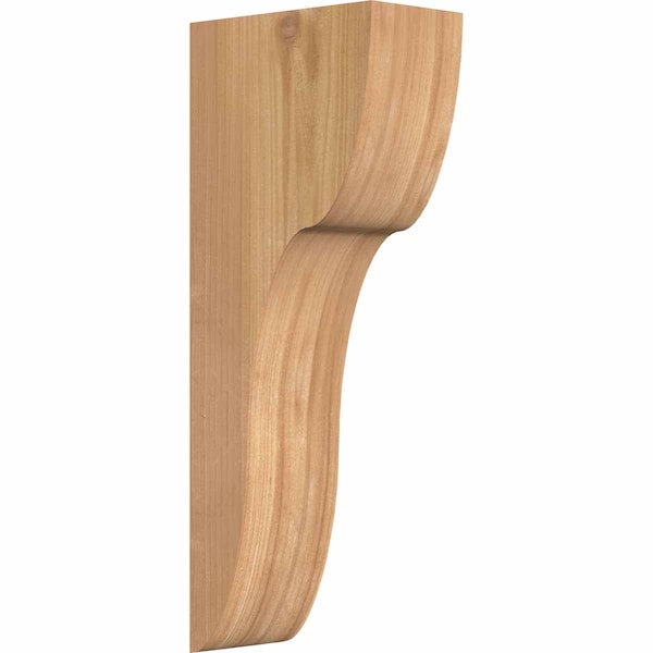 Ekena Millwork Carmel Smooth Corbel, Western Red Cedar, 5 1/2"W x 10"D x 26"H COR06X10X26CAR00SWR - main